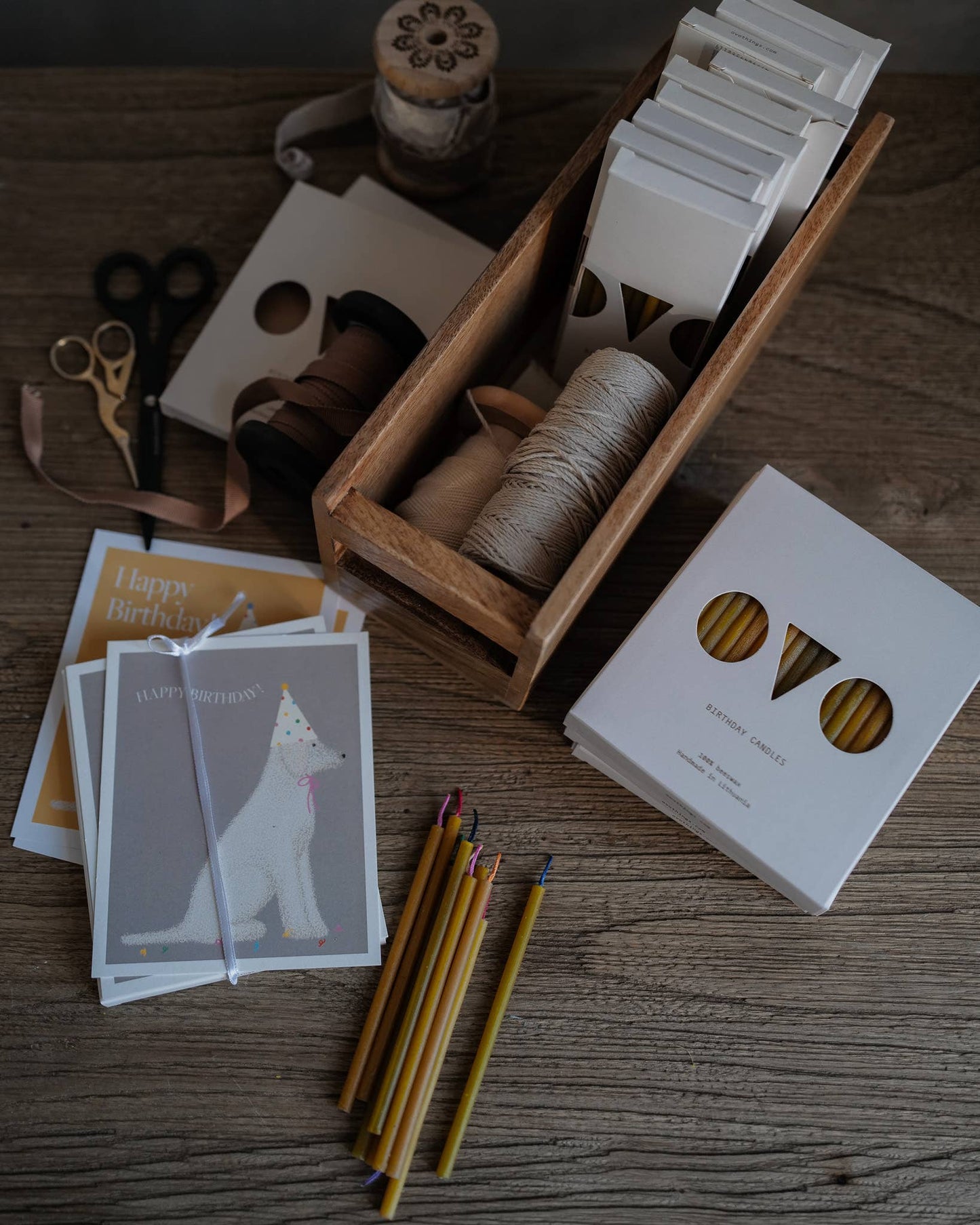 Happy Birthday Card / Grey