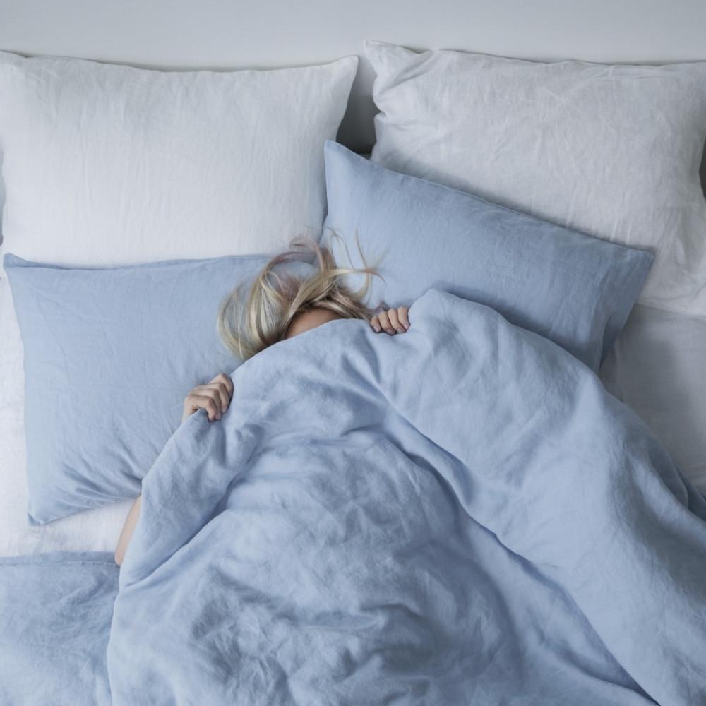 Linen Tales White Linen Pillowcase